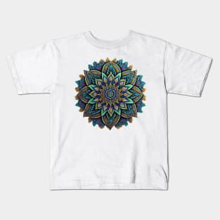 Colourful Mandala Art Kids T-Shirt